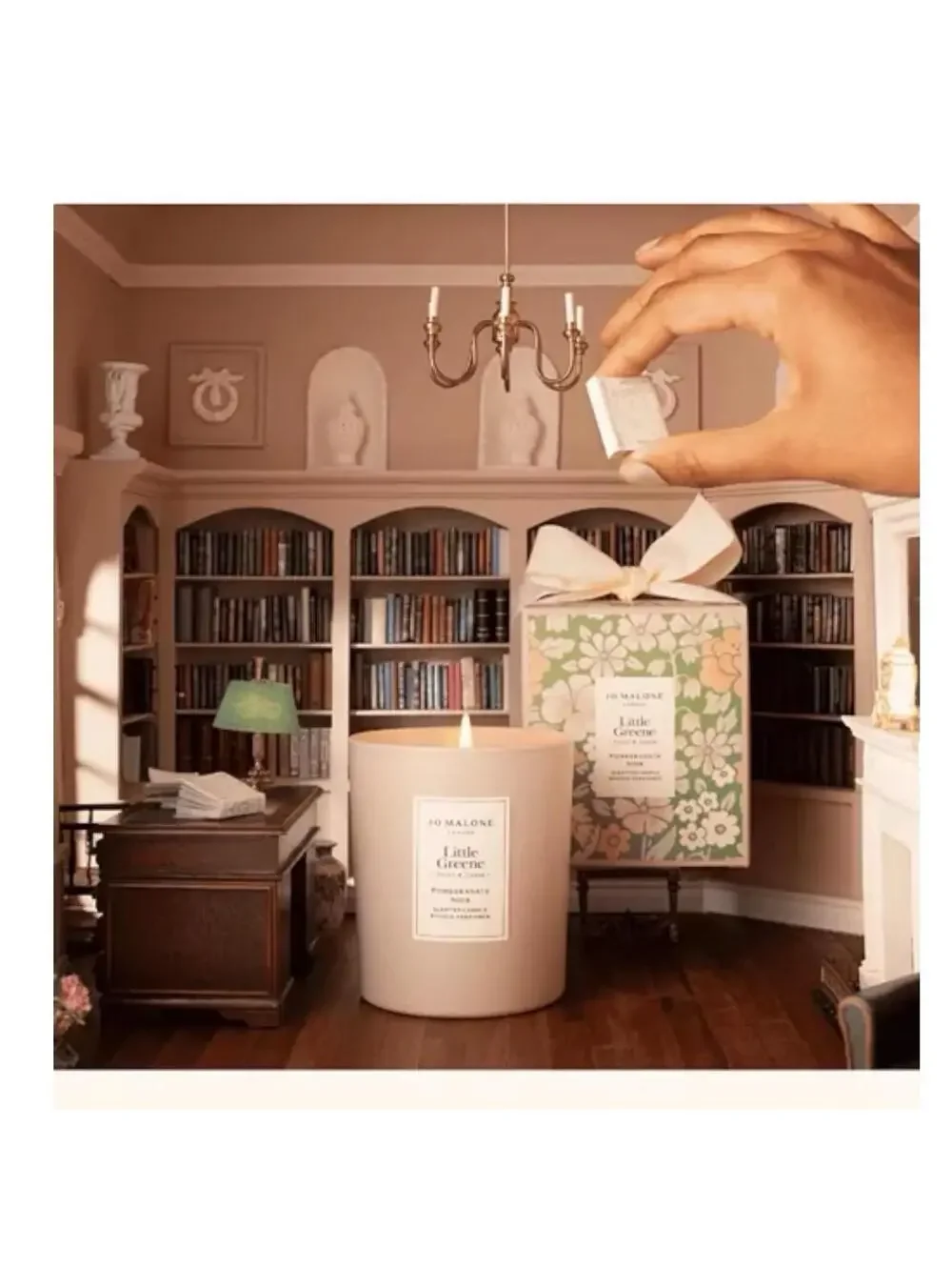 Jo Malone London Little Greene Paint & Paper Pomegranate Noir Single Wick Candle